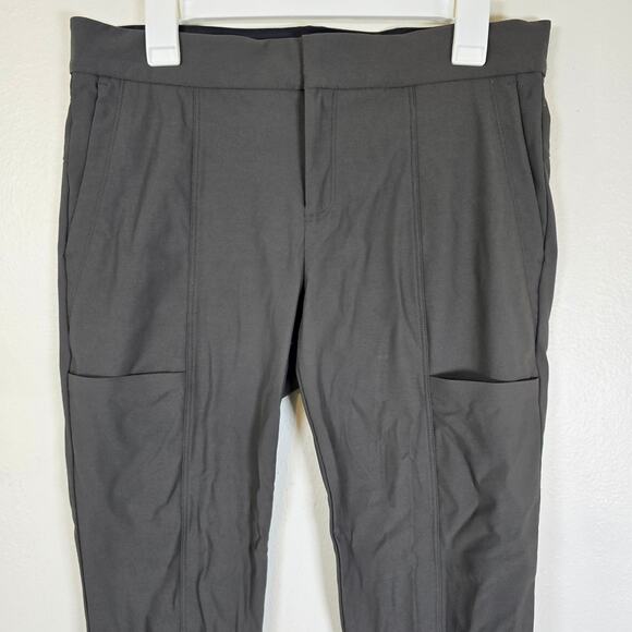 Athleta Pants Women's 10P Gray Skinny Cargo Pocket Athletic Athleisure Comfort - Picture 4 of 10